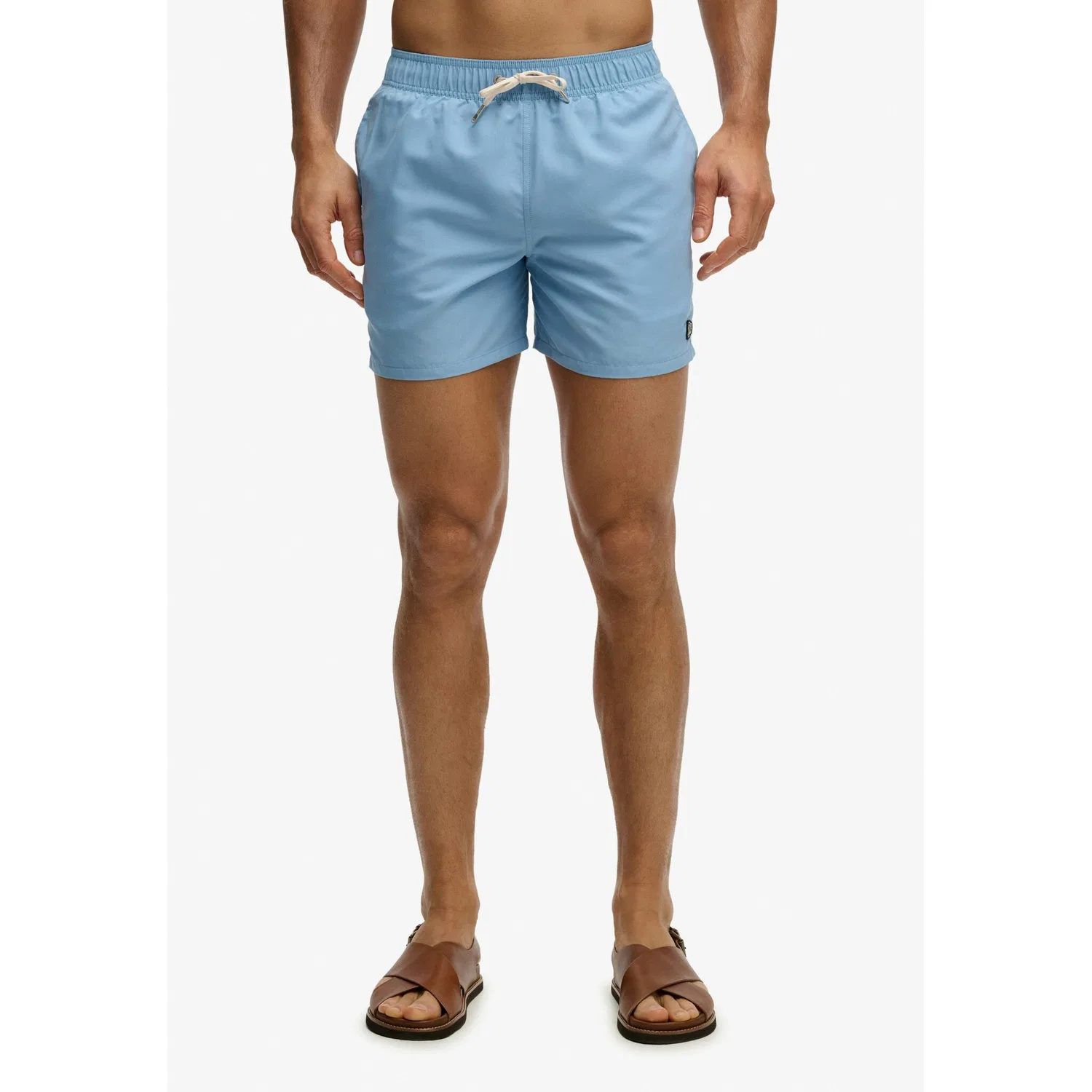 Мужские плавки с вышитым логотипом Superdry, Endless Sky Blue