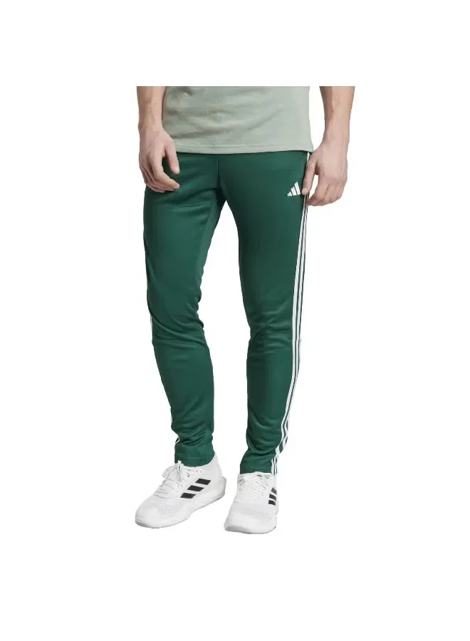 Штаны тренировочные с зауженными брюками Train Essentials 3-Stripes Adidas, зеленый — фото 2
