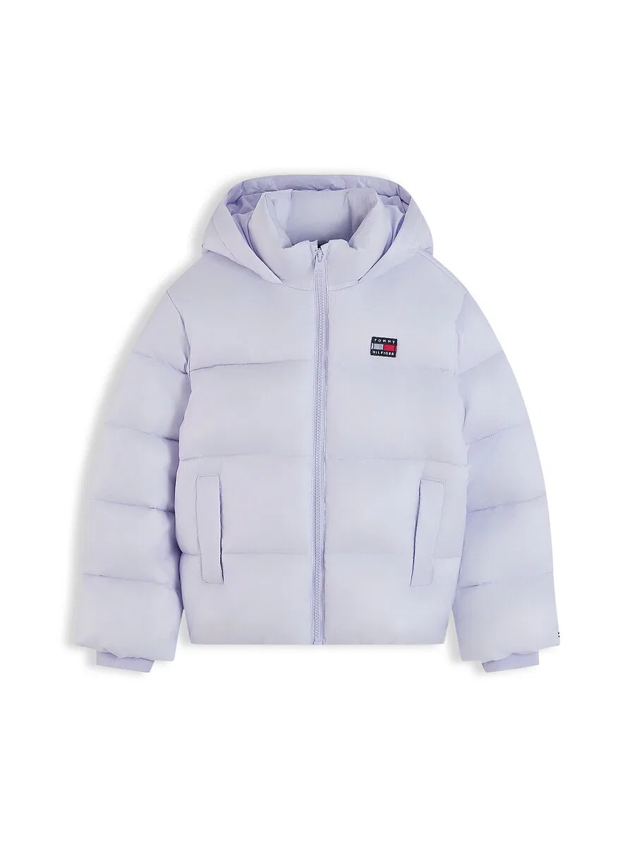 Зимняя куртка TOMMY HILFIGER 'Heritage' светло-фиолетового цвета