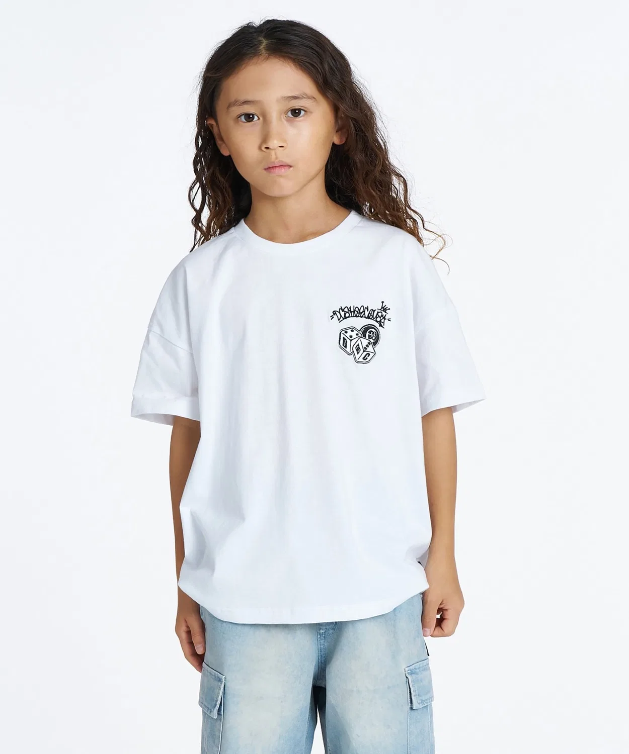 Детская футболка с принтом 26 KD PLAY SS DC SHOES, Black — фото 2
