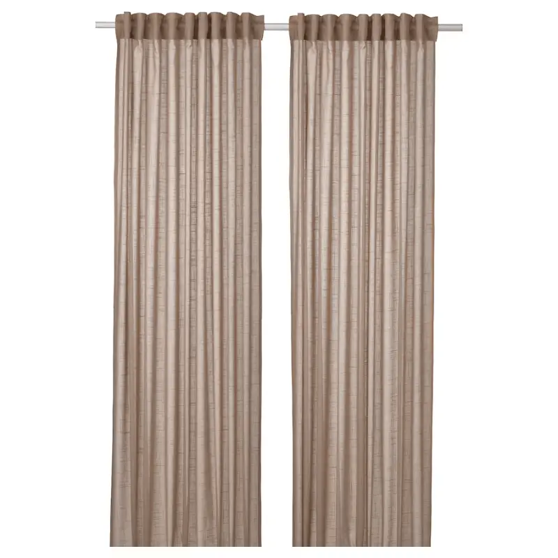 Silverlönn Beige Гардины Ikea Silverlönn, 2 шт, 145x300, бежевый купить по цене от 3972 ...