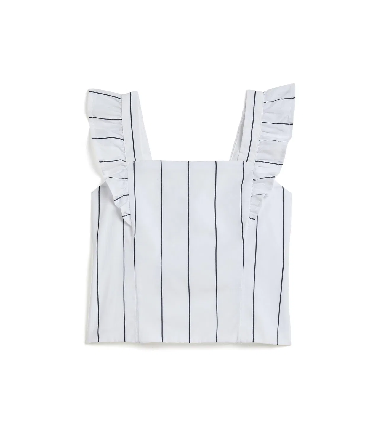 Топ с оборками на бретелях (для детей постарше) Abercrombie Kids, Bright White