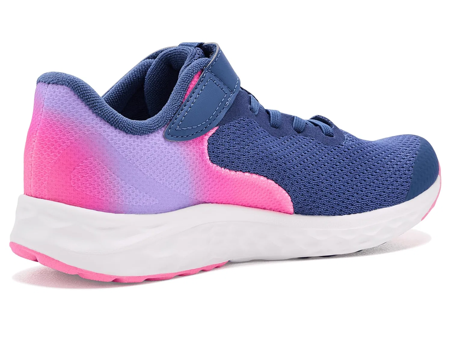 Кроссовки Arishi Hook & Loop (для маленьких детей) New Balance Kids, Vintage Indigo/Signal Pink — фото 4