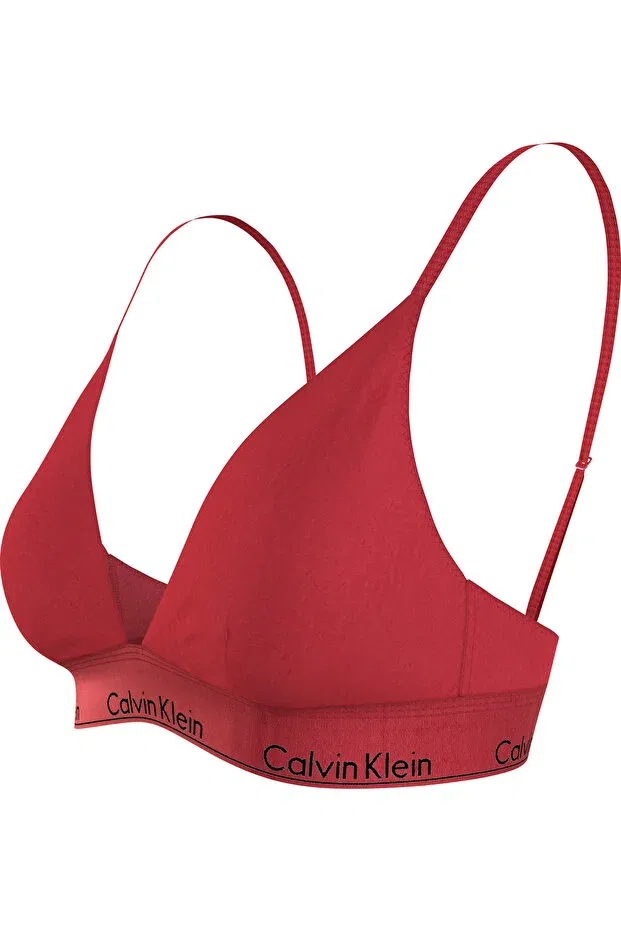 Женский бюстгальтер хлопковый Calvin Klein, Red — фото 4