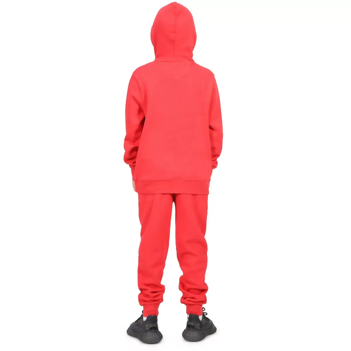 Детские спортивные штаны из флиса с карманами Everyday Kids, Red — фото 4