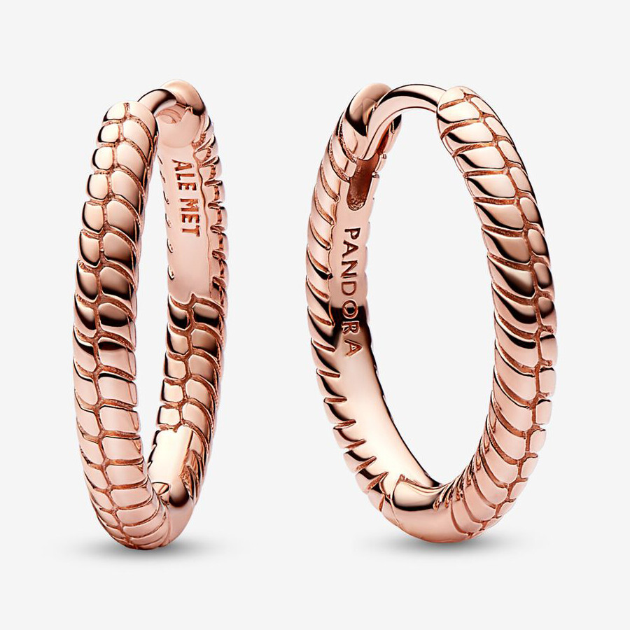 

Серьги Pandora Moments Small Charm, розовое золото