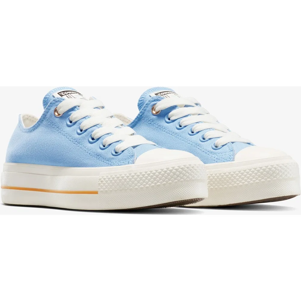 Детские кроссовки на платформе Chuck Taylor All Star Lift Platform, Mavi Converse — фото 2