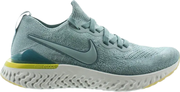 

Кроссовки Nike Epic React Flyknit 2 GS 'Aviator Grey', серый