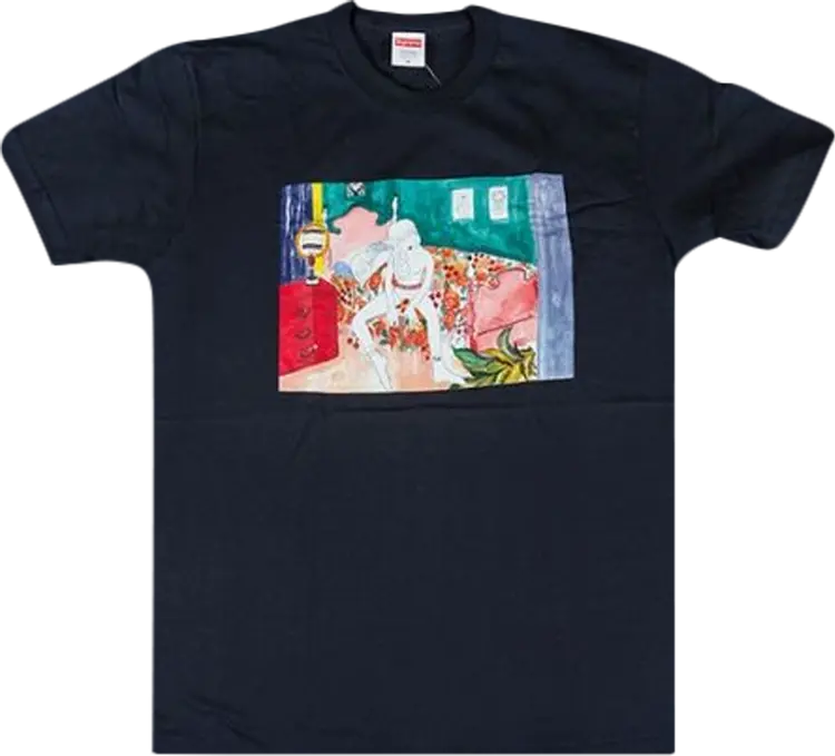 

Футболка Supreme Bedroom T-Shirt 'Navy', синий