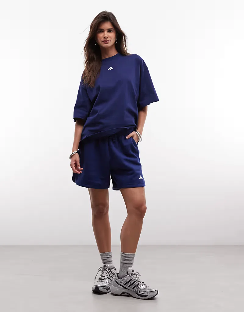 Футболка Adidas Performance Three Stripes Studios, темно-синий — фото 2