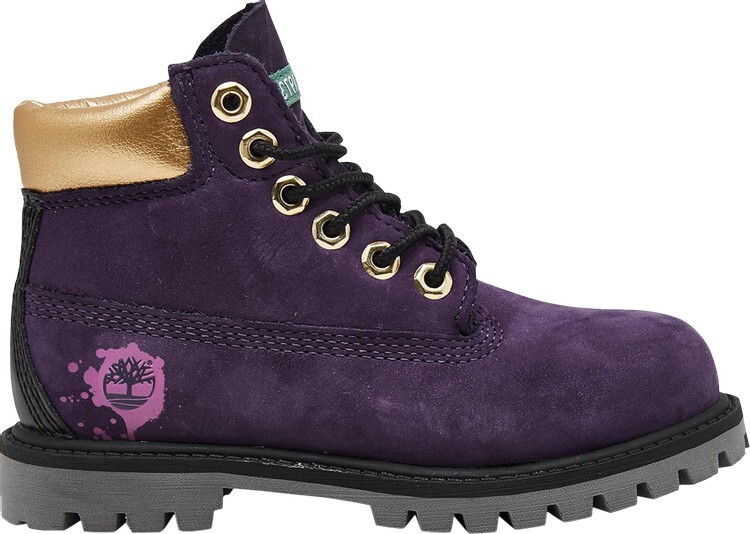 

Ботинки детские Timberland 6 Inch Premium Boot Toddler Hip Hop Royalty, фиолетовый (Размер 27,5 RU)