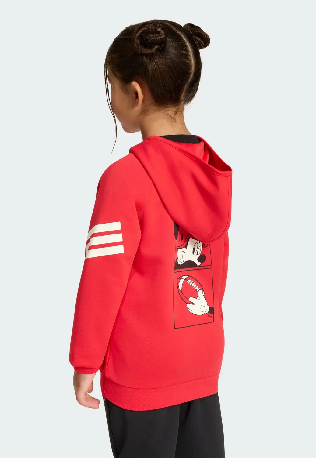 Спортивная толстовка Adidas Sportswear Adidas x Disney Micky Maus красного цвета — фото 3