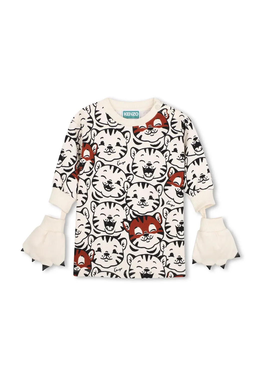 Длинный халат Robe à Manches - джемпер Kenzo Kids, Pale Trench