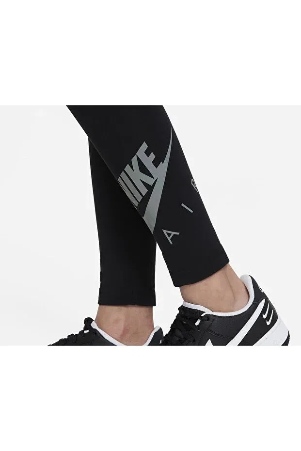 Детские леггинсы для девочек скинни Nike, Black — фото 3