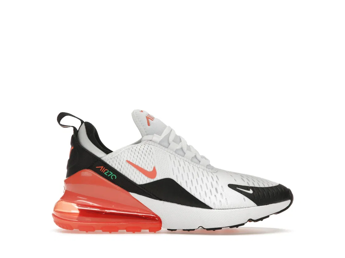 Детские кроссовки Lifestyle Nike Air Max 270, White/Stadium Green/Black/Turf Orange
