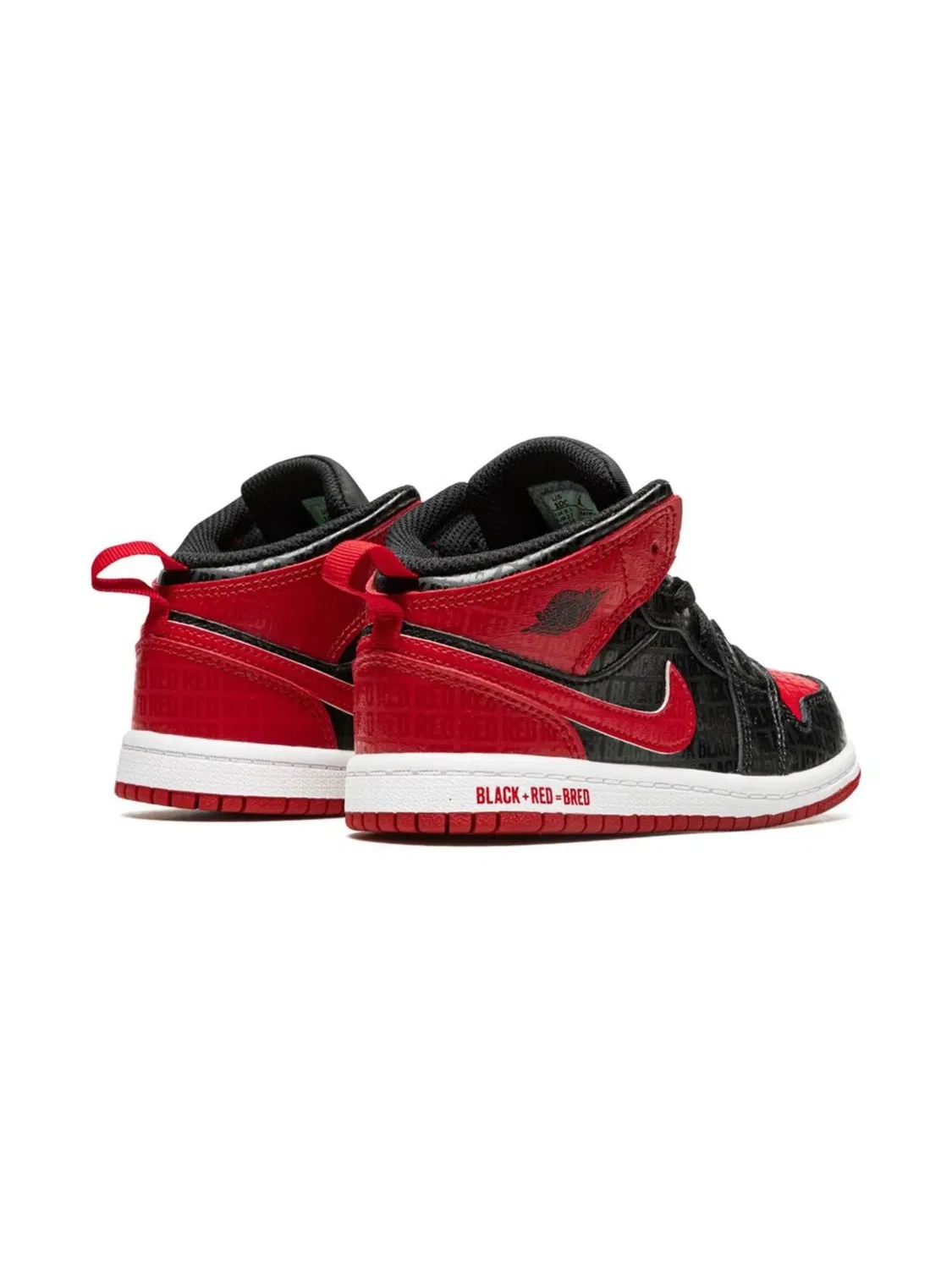 Кроссовки Jordan 1 Mid SS, черный — фото 2