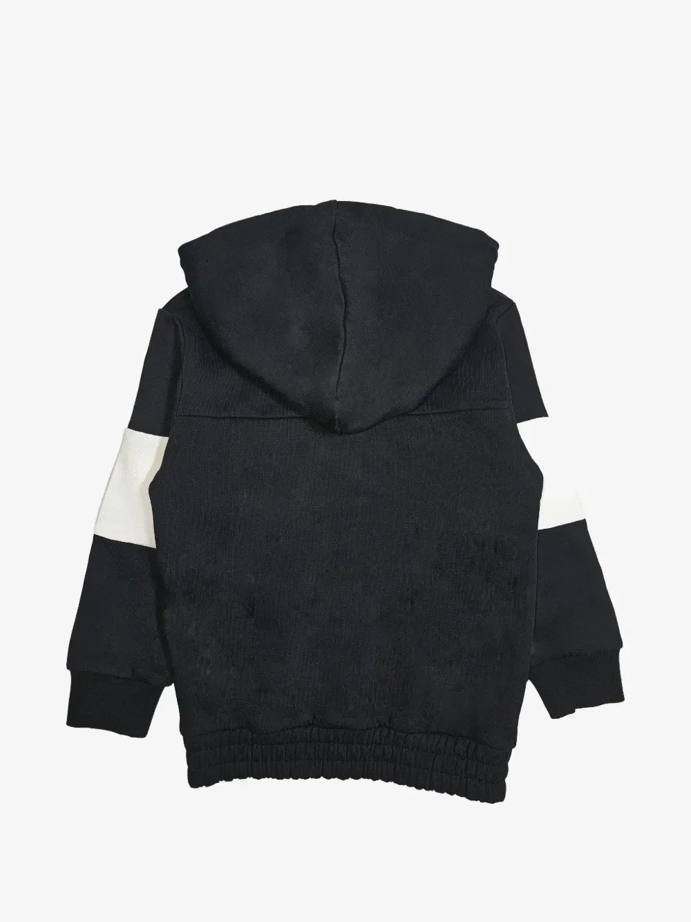 Худи на молнии с логотипом BIKKEMBERGS KIDS, черный — фото 2