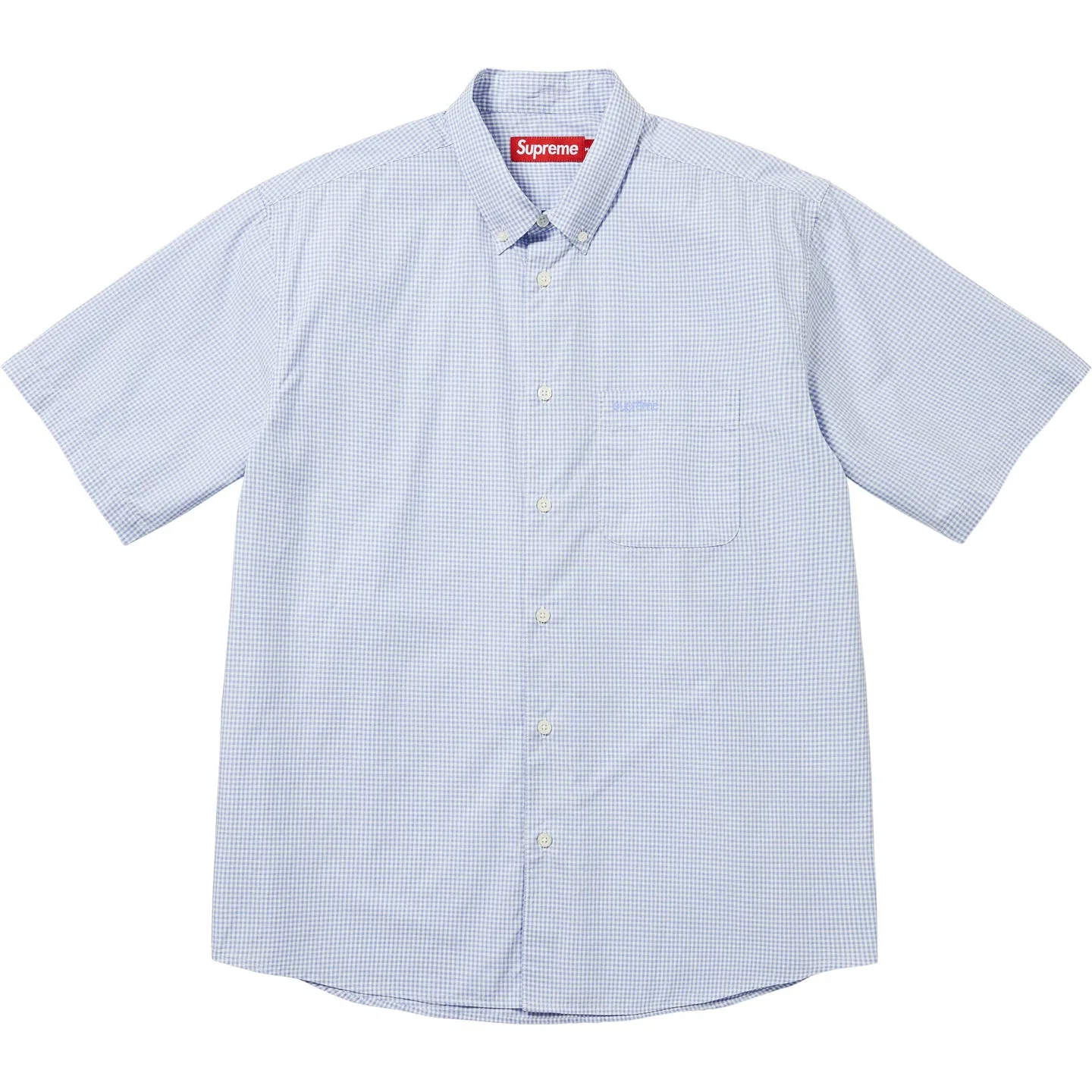Детская рубашка прямая тонкая Supreme, Синий