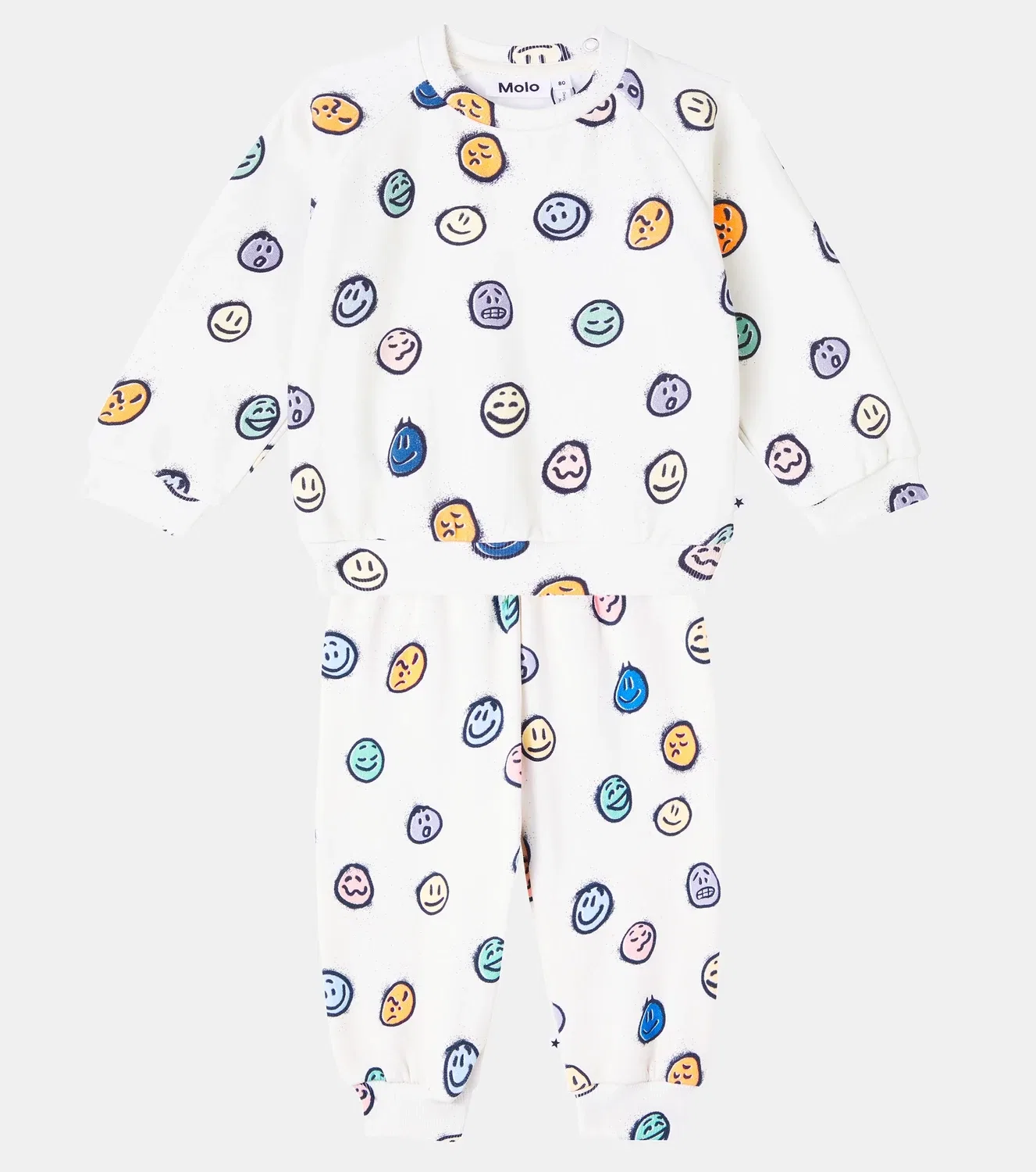 Комплект из толстовки и спортивных штанов из хлопка Baby Disc Simeon Molo, мультиколор — фото 2