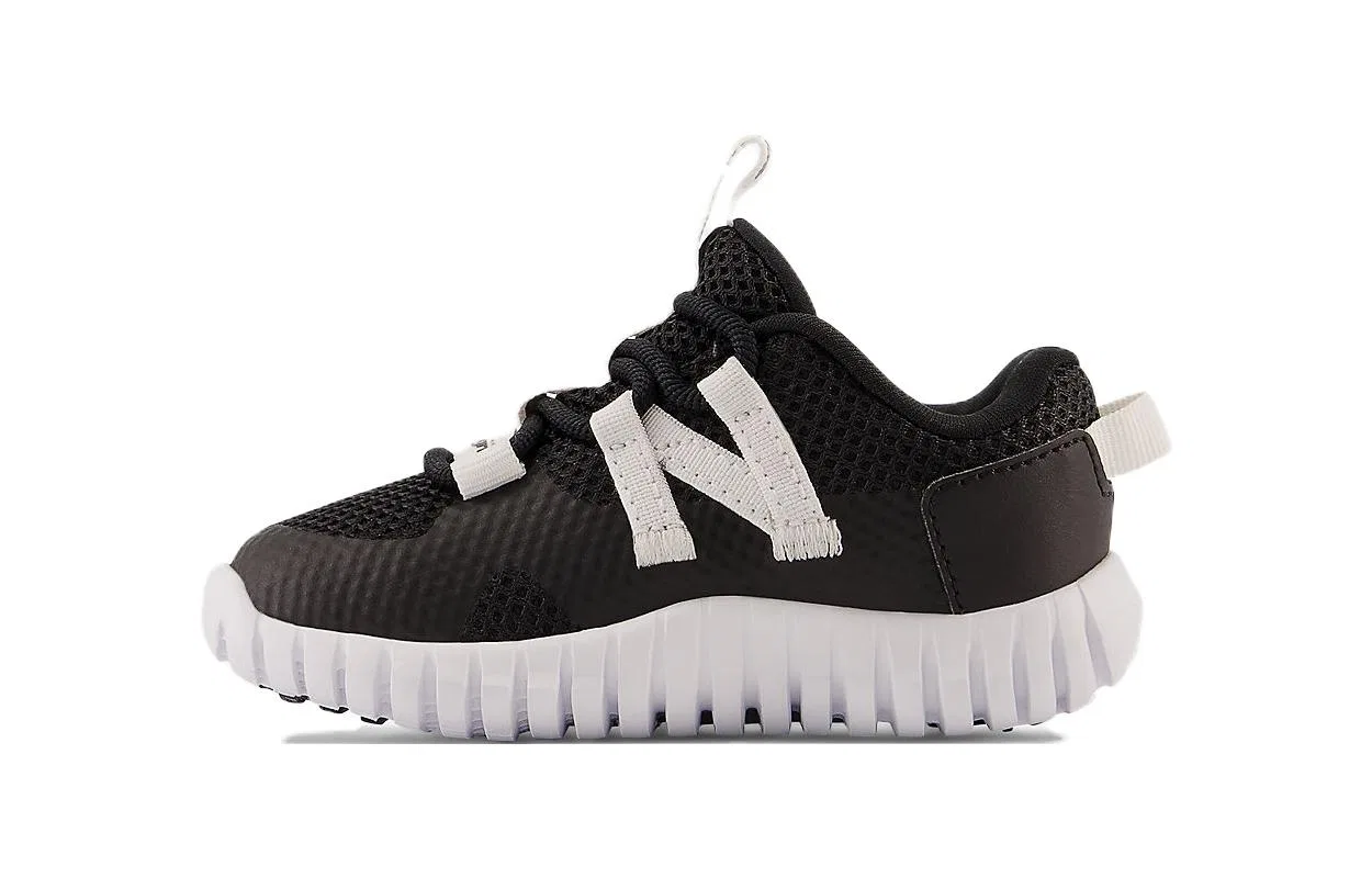 Детские кроссовки для мальчиков с закругленным носком New Balance, Black White