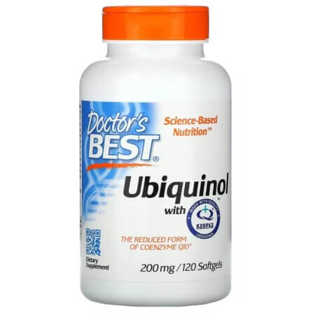 

Убихинол Doctor's Best с Kaneka 200 мг, 120 капсул