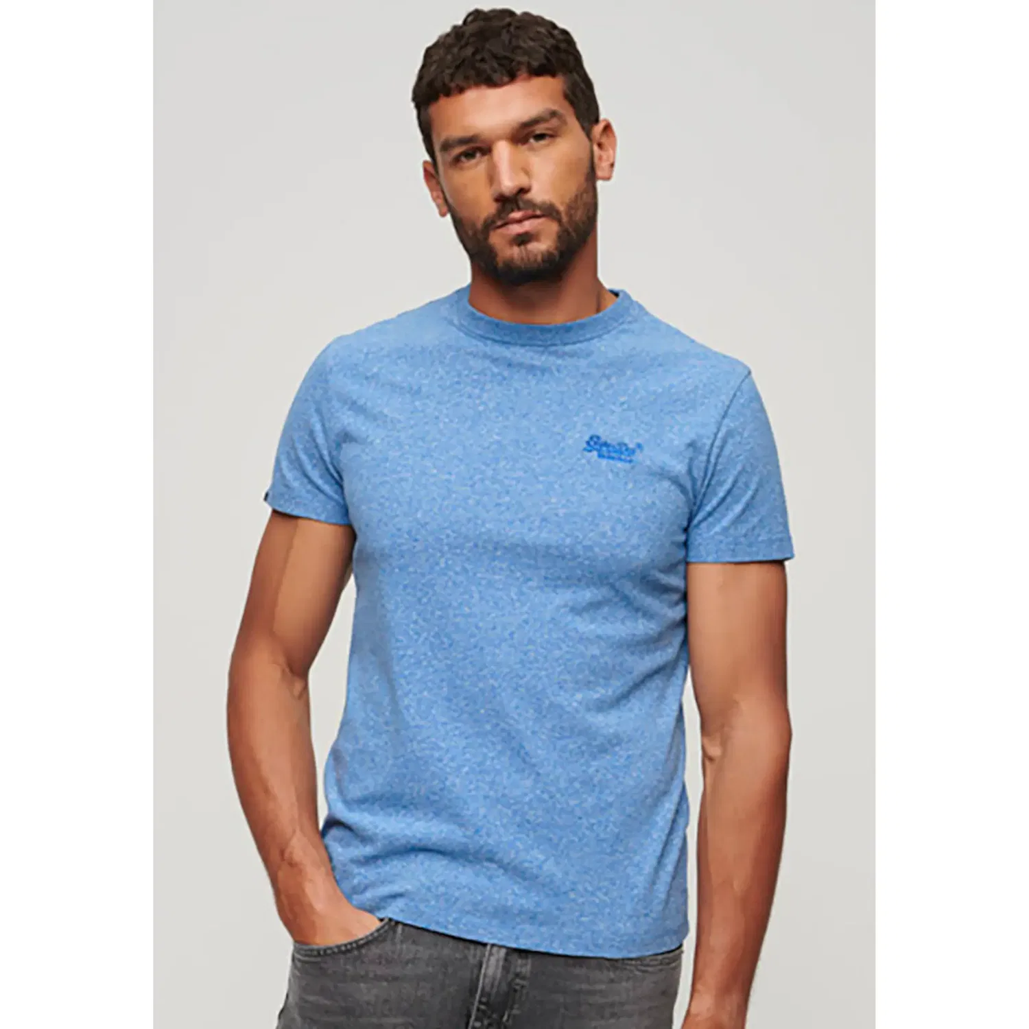 Мужская футболка с логотипом Superdry, Fresh Blue