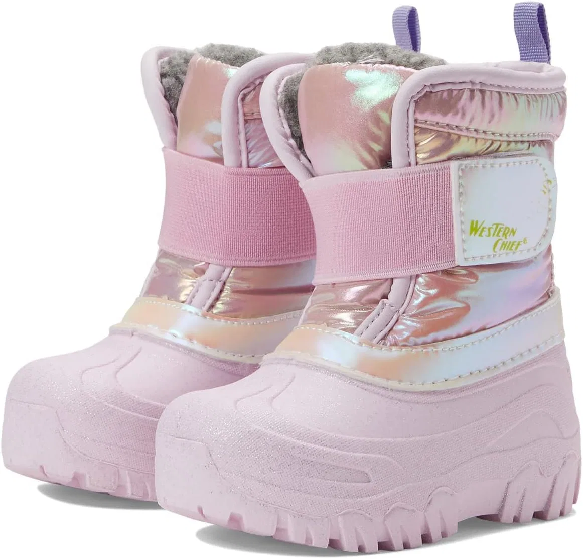 Детские сапоги для девочек с принтом Baker Snow Boot Western Chief, Iridescent