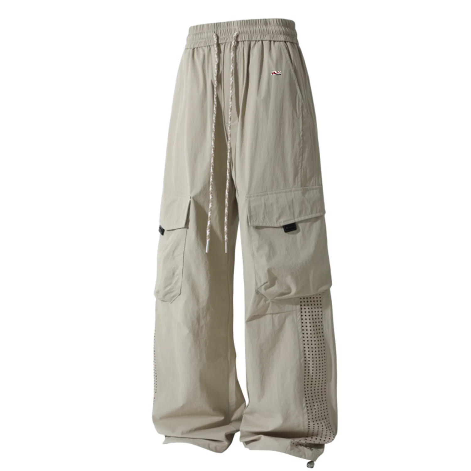Детские карго-брюки с принтом Cargo Pants Unisex Moderate WARRIOR, Army Green (DIY Badge) — фото 3