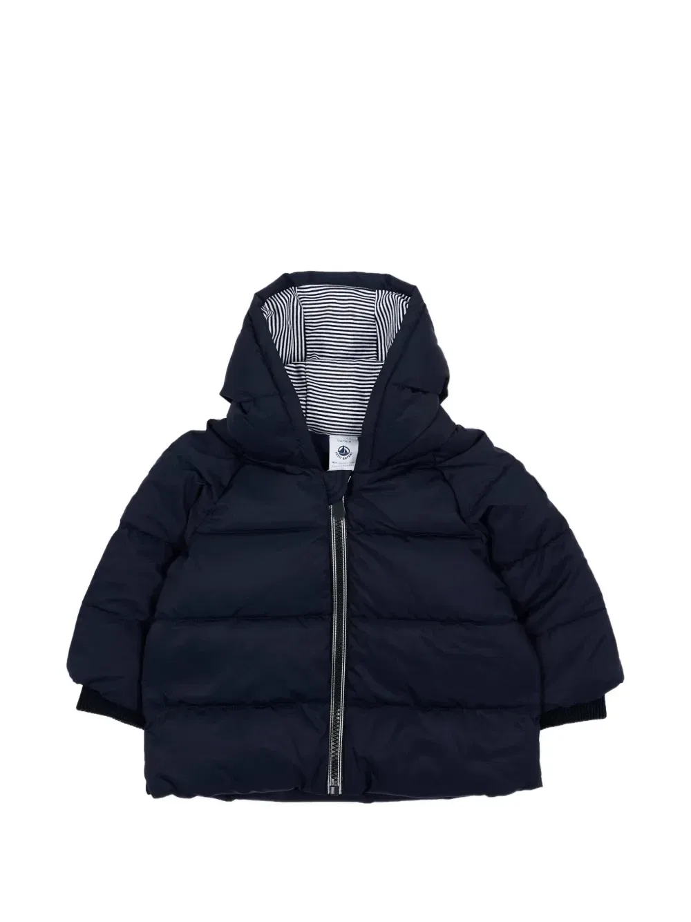 Куртка с капюшоном на подкладке Petit Bateau, синий
