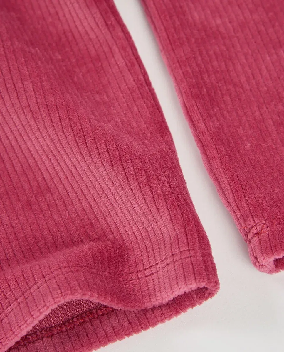 Детские брюки для девочек из вельвета Boboli, Rojo — фото 4