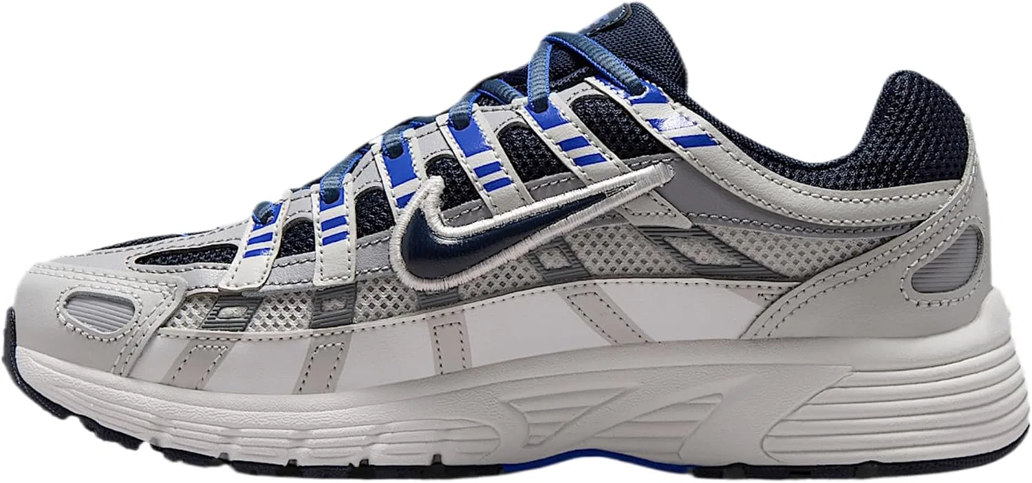 Детские кроссовки для мальчиков P-6000 Nike, Wolf Gray/Summit White/Racer Blue/Blue Eclipse