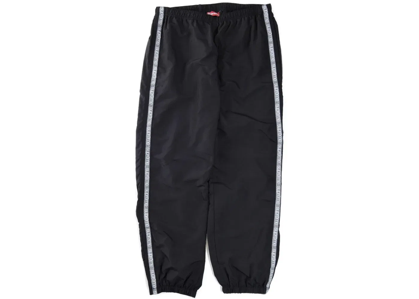 Мужские спортивные штаны с лампасами Supreme Black