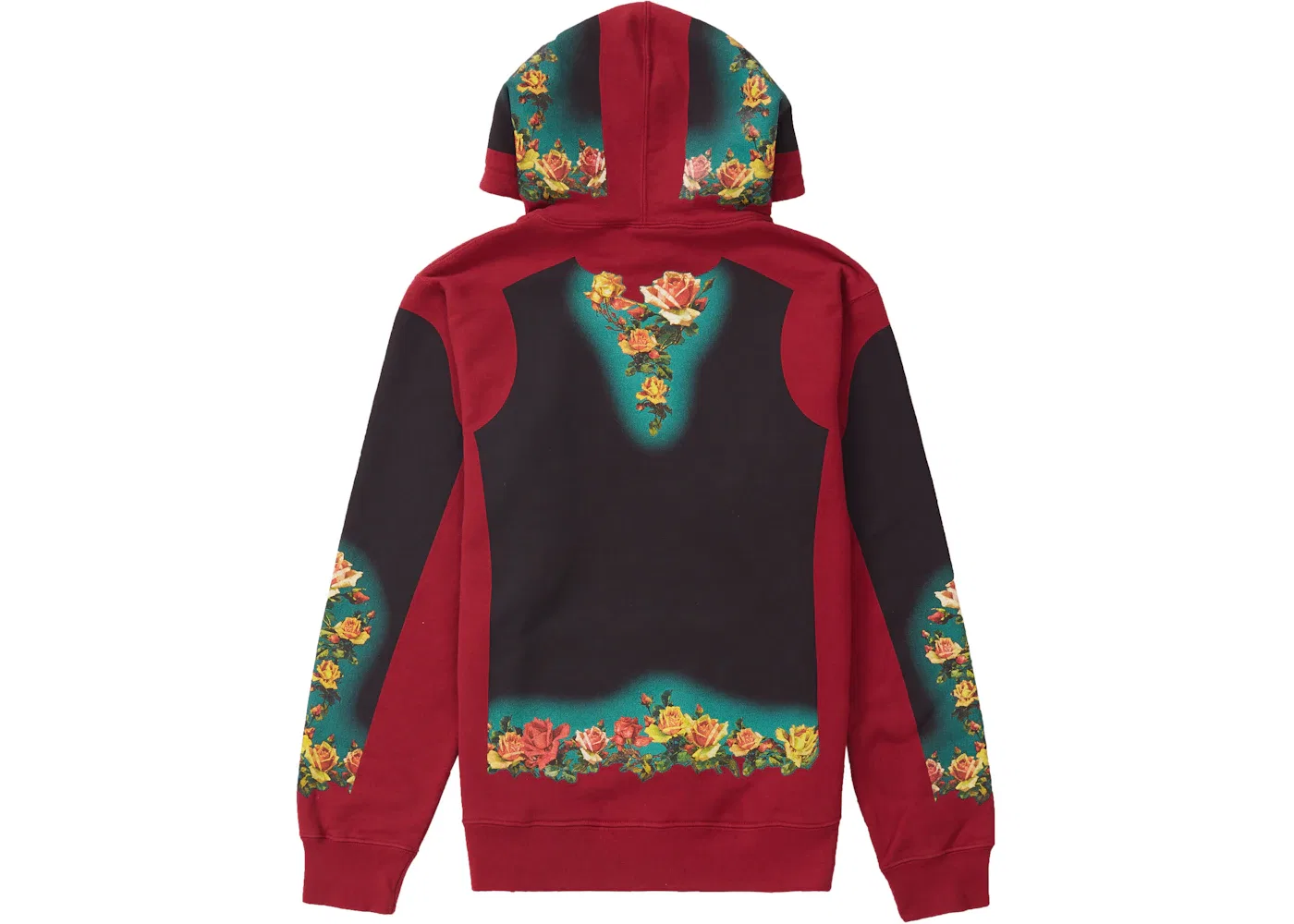 Мужской худи с принтом Hooded Sweatshirt Supreme, Cardinal — фото 2