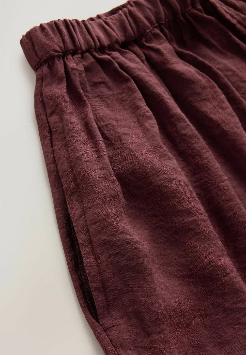 Брюки-Баллоны для высоких людей Next, Burgundy Jacquard — фото 4