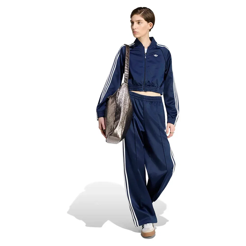 Женский свитшот с молнией Satin SST Adidas Originals, Blue — фото 4