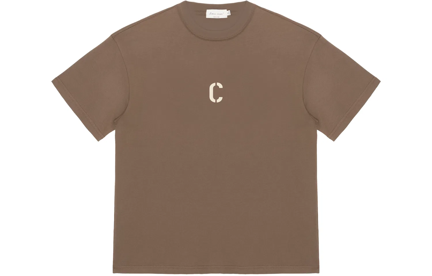 Детская футболка с принтом C Collection Unisex CLIMAX VISION, Brown