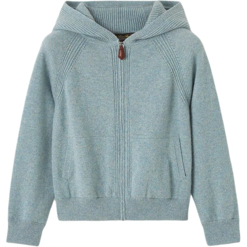 Детская куртка с капюшоном, умеренная, Soft Light White, Loro Piana