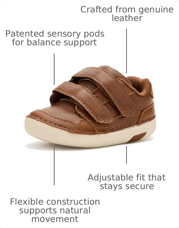 Детские кроссовки для мальчиков Sm Mini Alfredo Stride Rite, Brown — фото 3