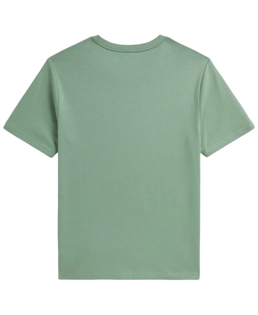 Футболка с принтом Camp Polo Cotton Jersey Polo Ralph Lauren, Faded Mint — фото 2