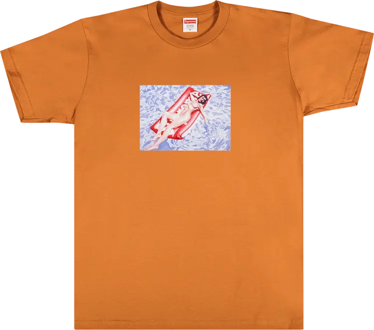 

Футболка Supreme Float Tee 'Burnt Orange', оранжевый