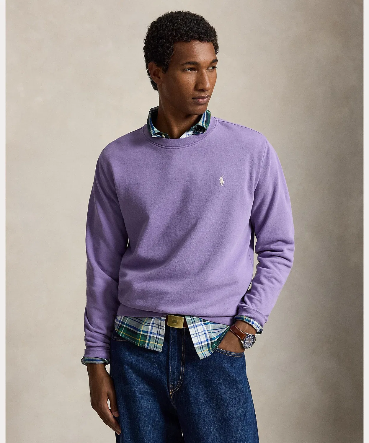 Мужской свитшот с длинным рукавомLoopback Fleece POLO RALPH LAUREN, Purple