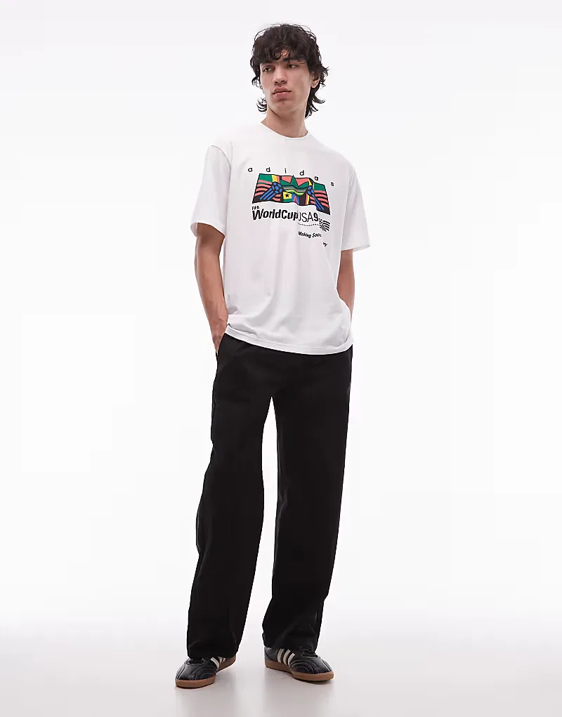 Футболка Adidas Originals archive graphic tee, белый — фото 2