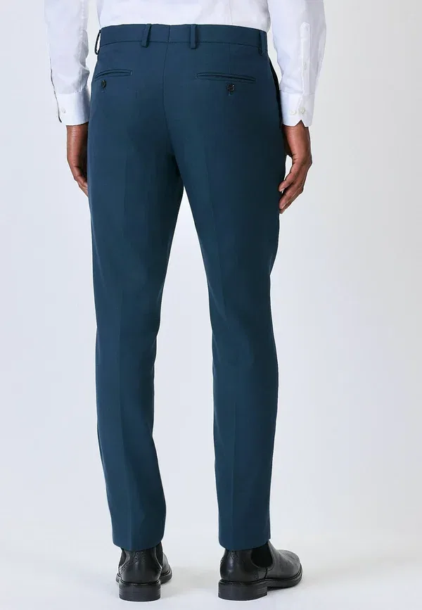Брюки из полиэстера и вискозы Trousers Next, teal blue, синий — фото 3
