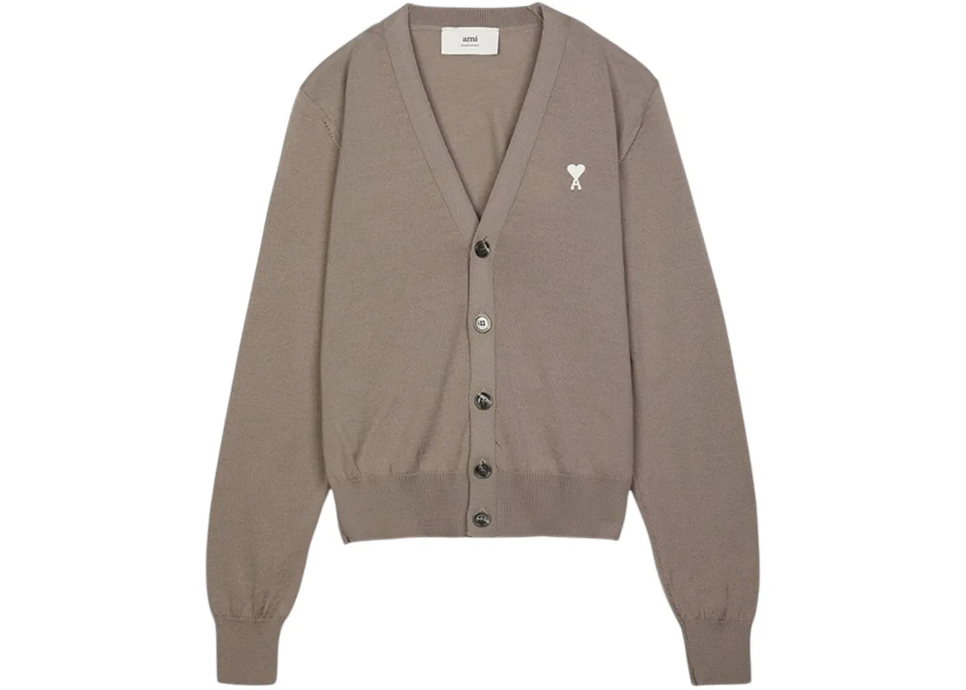 Мужской кардиган с логотипом Ami Paris, Beige