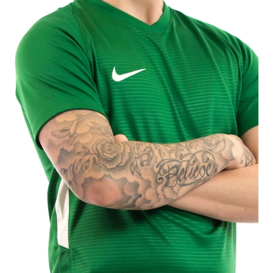 Футболка спортивная с принтом Dry Tiempo Prem Nike, Белый — фото 3