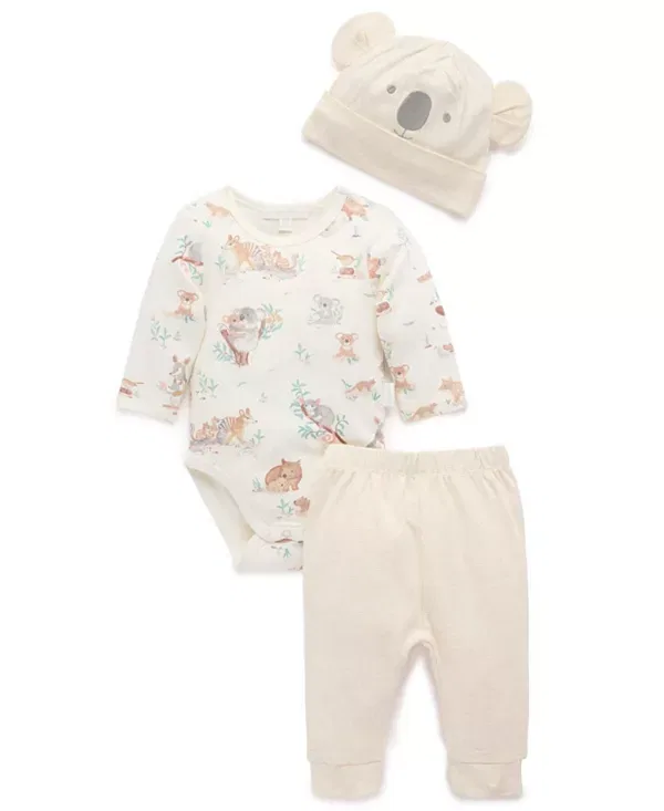 Детский комплект с принтом Bush Babies Purebaby, Bush Babies