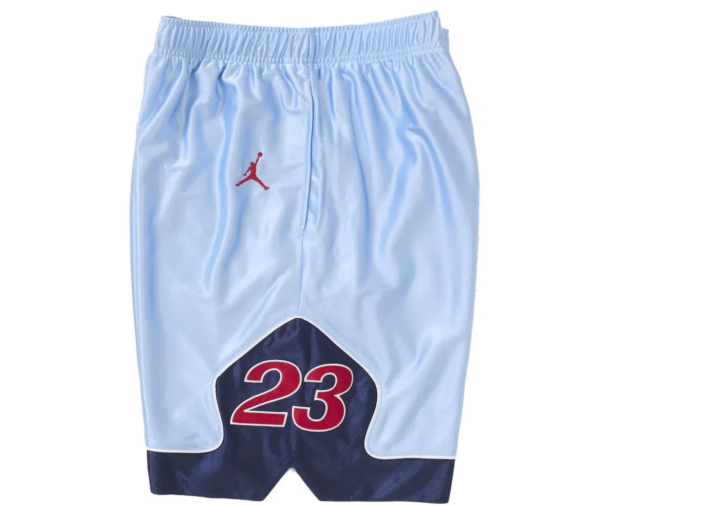 Мужские шорты с принтом Supreme Jordan Warm Up Short, Light Blue — фото 2