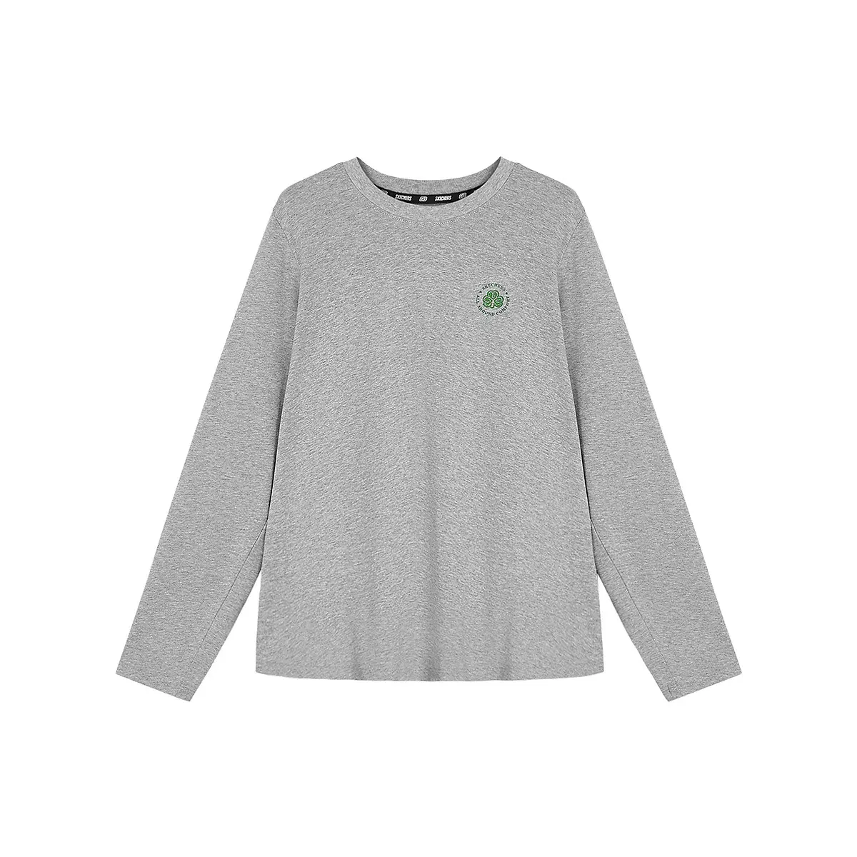 

Футболка Women's Medium Heather Gray Skechers, серый