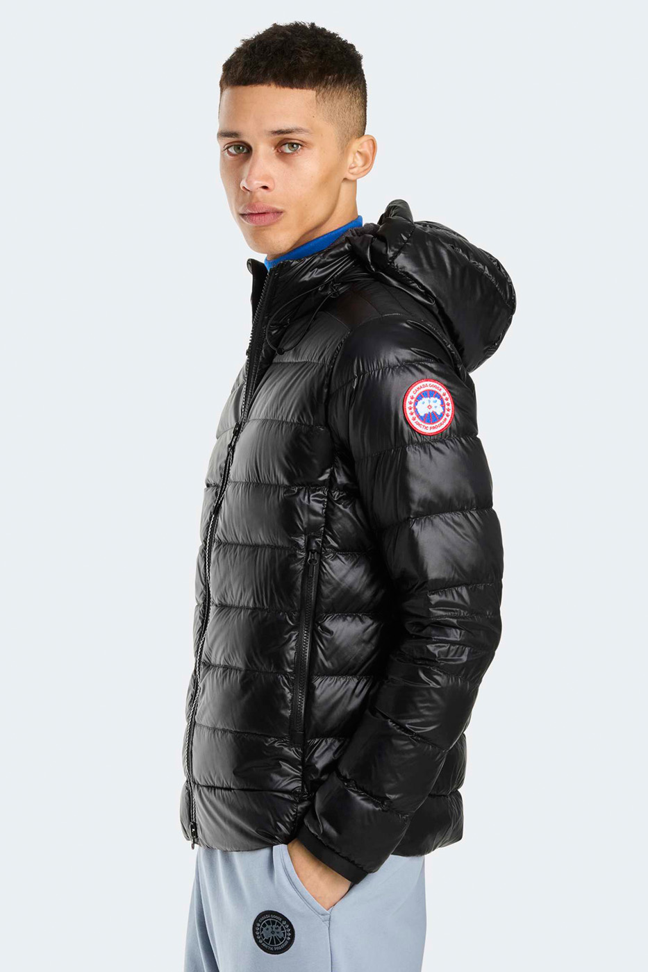 Пуховик Canada Goose Crofton, черный — фото 4