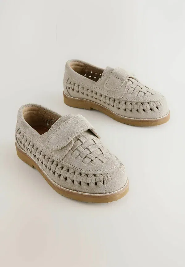 Туфли замшевые Woven loafer Next neutral, нейтральный — фото 2